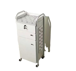 ตู้เก็บอุปกรณ์ทำผม ตู้เก็บเครื่องมือร้านทำผม ตู้เก็บของร้านเสริมสวย รถเข็นเสริมสวย รถเข็นสแตนเลสขนาดเล็ก ชั้นวางของ - Product Image 6