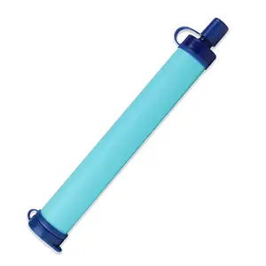 물 필터 0.5 Suppliers-개인 야외 생존 물 필터 밀짚 캠핑 하이킹 식수 비상 밀짚 필터 야외 물