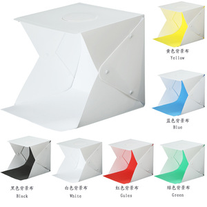 Boîte de prise de vue pliable portable de 30 cm pour photographie de produits, en plastique - Product Image 5
