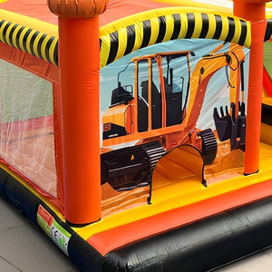 Château gonflable combiné de qualité supérieure avec toboggan, en PVC, pour usage commercial, facile à installer - Product Image 4