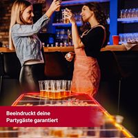 Table de Beer Pong LED Pliante Portable Mini 8 pieds Personnalisable OEM/ODM avec Logo, Taille et Matériaux au Choix – Jeu Interactif et Économique