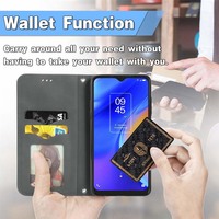 Funda de cuero Pu a prueba de golpes para teléfono móvil, cartera única de lujo, accesorios para teléfono móvil Android, bolsa para TCL 20SE, 2022