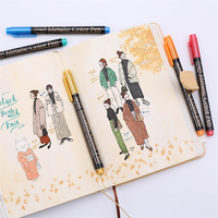 Marqueur métallique permanent 20 couleurs pour papier, peinture et dessin DIY, vente en gros, usine personnalisée