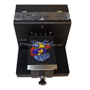 China Fábrica Automática A4 Impressora DTG Para Qualquer Cor Direto Para Tecido T Shirt Printing Machine