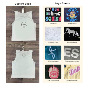 Alla rinfusa <span class=keywords><strong>donna</strong></span> <span class=keywords><strong>stile</strong></span> <span class=keywords><strong>Basic</strong></span> alta elastica combinazione di colori Skinny canotta ricamo personalizzato <span class=keywords><strong>donna</strong></span> 95 cotone 5 Spandex canotta - Product Image 2