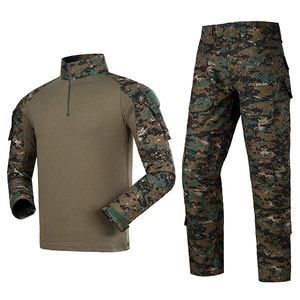 2023 gros OEM personnalisé Camouflage T-shirt formation à manches longues uniforme tactique Camo T-shirt pour hommes - Product Image 5