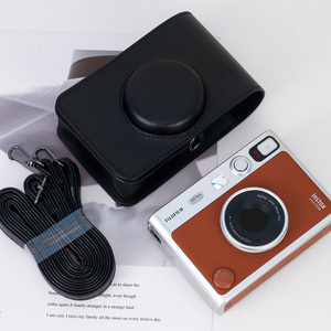<span class=keywords><strong>Mini</strong></span> pour <span class=keywords><strong>Instax</strong></span> <span class=keywords><strong>Mini</strong></span> <span class=keywords><strong>EVO</strong></span> + étui de protection à bandoulière Vintage Simple en cuir PU avec broderie autocollant serviette sacs pour appareil photo - Product Image 5