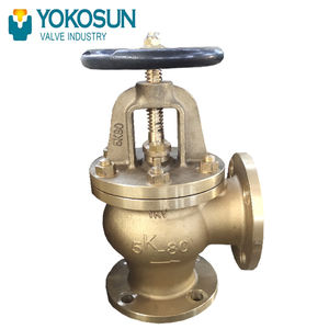 Vannes d'angle en bronze JIS F7302 5K pour applications marines - Product Image 2