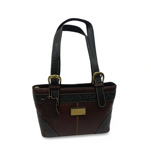 Genuine Leather Ladies Luxury Waterproof Durable Lightweight Eco-Friendly Soft Clutch Zipper Closure Cross-Body Shoulder Handbag - Product Image 4