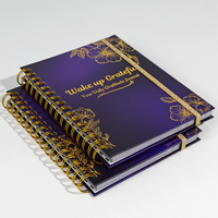 Planificateur en papier relié rigide personnalisé B5 avec 80 feuilles Journal de soins personnels Manifestation Prière Bible & Carnet de sermon pour cadeau