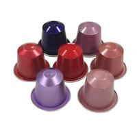 Capsules de café en aluminium vides de 15 ml, 37 mm, dosettes d'espresso jetables, couleur personnalisée pour les marques de café