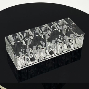 Tùy chỉnh Kim loại/nhựa dịch vụ chế biến <span class=keywords><strong>CNC</strong></span> phụ tùng 5 trục chính xác trong suốt Acrylic <span class=keywords><strong>CNC</strong></span> phay các bộ phận công - Product Image 6