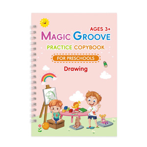 4 Bộ trẻ em đa ngôn ngữ tùy chỉnh thực hành viết chữ rãnh viết lặp đi lặp lại - Product Image 1