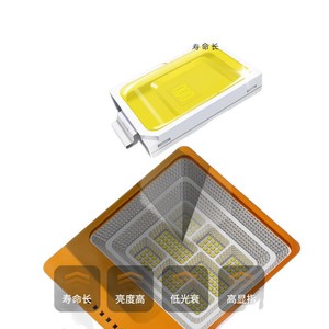 Solar Spotlight <b>Led</b> <b>Light</b> Source Mono Si Waterproof <b>Motion</b> <b>Sensor</b> Outdoor Garden Lighting High Intensity For Home Rural Use - Product Image 1