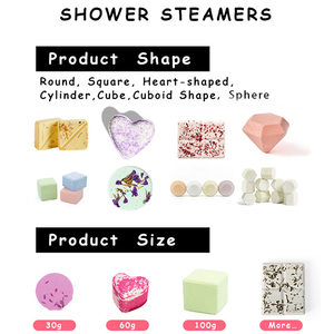 Tabletas de vapor de baño de ducha <span class=keywords><strong>natural</strong></span> vegana orgánica personalizada de fábrica OEM Alivio de aromaterapia vegana para relajación - Product Image 6