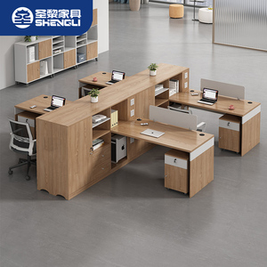 Bàn làm việc văn phòng mô-đun cao cấp BGZ35-66 thiết kế hiện đại bảng gỗ văn phòng cho nơi làm việc - Product Image 2