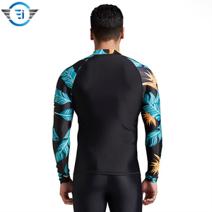 Compression Gym Shirts Surfing Long Sleeve Custom Logo UV <b>BJJ</b> <b>Rashguard</b> MMA Sublimated Mens Rash Guard DHL Sublimation FEDEX OEM - Product Image 6