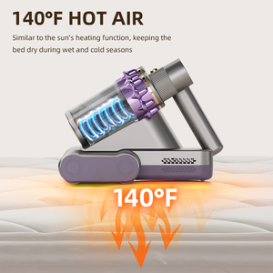 Nhà Máy Xách Tay Nệm Bộ Đồ Giường UV Máy Hút Bụi Đôi Con Lăn Bàn Chải Giường Bụi Mite Remover Hộ Gia Đình Điều Khiển Chuyên Nghiệp - Product Image 5