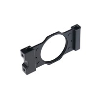 Support de fixation d'objectif noir personnalisé, antidérapant, léger, pour caméras industrielles CNC, systèmes de vision industrielle, équipements d'automatisation et de robotique