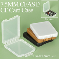Чехол для карт памяти YUZMEI из пластика, прозрачный, для SD, TF, CF, XQD, Compact Flash, защитный чехол для карт, мини-держатель для MicroSDXC, чехол для карт.