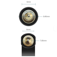 Fabrik-Großhandel: Anpassbare Goldene Rechtwinklige 90-Grad-3,5-mm-Stereo-Stecker-zu-Stecker-Audiokabel
