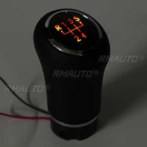 หัวเกียร์ 5 สปีด สำหรับรถยนต์ VW Golf 6 7/Passat B5 B6 B8/Jetta MK6 พร้อมไฟ LED Backlight หุ้มหนัง PU - Product Image 3
