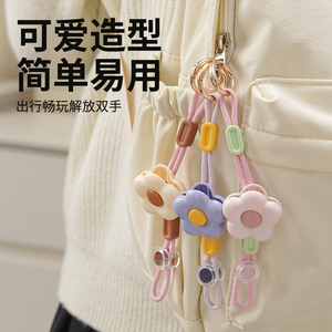 Clip para sombrero con forma de flor, adorno portátil para viaje, antipérdida, para uso en exteriores - Product Image 1