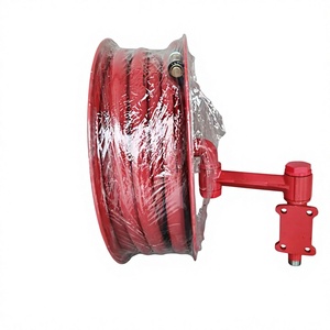 Hong'an Bobina Antincendio Manuale Rossa di Alta Qualità con Braccio Girevole, 1 Pollice 30M, Attrezzatura Antincendio a Parete - Product Image 1