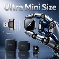 Adaptador Inalámbrico 2 en 1 para CarPlay y Android Auto, Dongle Plug & Play para Autos con Cable, USB-A y USB-C, Reconexión Automática y OTA