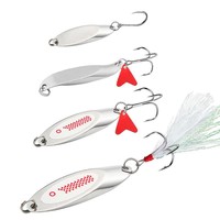 Leurre-cuillère de pêche à coupe oblique, imitation réaliste de poisson mandarin, pour la pêche en eau douce, appât artificiel pour crevettes et bar, vente en gros du fabricant de Weihai