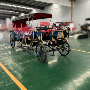 Carruaje de Lujo Eléctrico de 4 Ruedas para Bodas Reales, Transporte Especial para Exteriores, Elegante Carruaje sin Caballos - Product Image 6
