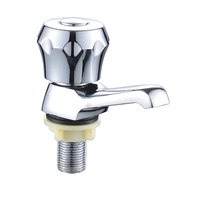 Robinet de lavabo économique en alliage de zinc à eau froide, type colonne, pour le marché africain G1/2