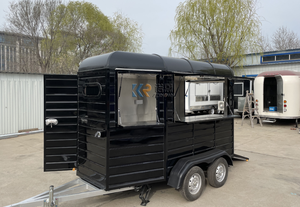 <b>Mobile</b> Catering <b>Kitchen</b> Trailer Taco Coffee Ice Cream Truck Concession Square Box Fast Food Truck Trailers Fully Equipped - Product Image 5
