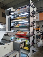 Nuova Macchina da Stampa Flessografica Automatica a 6 Colori 100m/min per Stoviglie di Carta Monouso