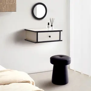 European Usa Vanity Cosmetic Table mit verstellbarem Schmink tisch mit Spiegel und Wand schmink tisch mit einer Schublade