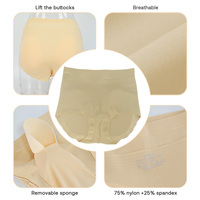 Al por mayor Bragas sin costuras con relleno para realce de glúteos, Ropa interior moldeadora de cadera y cuerpo, tipo boyshort para mujer