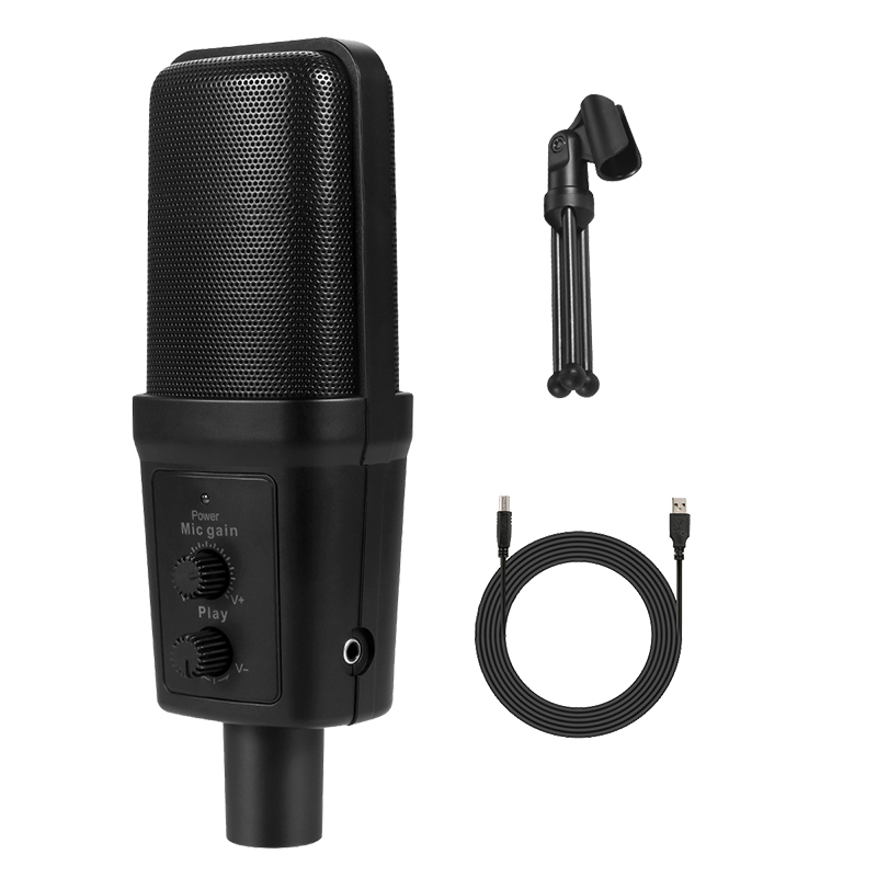 Высококачественный микрофон для записи, компьютерный сетевой игровой транслятор, профессиональный микрофон для подкаста