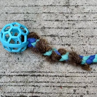 Jouet en peluche personnalisé pour chien en vraie fourrure de lapin, jouet interactif d'extérieur à tirer et à mâcher, jouet à mâcher pour chien en peluche de haute qualité