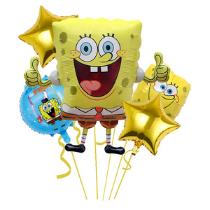 Ingrosso <span class=keywords><strong>SpongeBob</strong></span> ridente e Patrick Star in alluminio palloncino Set di espressione pacchetto giocattoli per bambini palloncini - Product Image 3