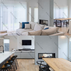 CRUISE 1219x380x720mm combustión ambientalmente eficiente 48 pulgadas negro doble vidrio <span class=keywords><strong>TV</strong></span> <span class=keywords><strong>soporte</strong></span> <span class=keywords><strong>Mesa</strong></span> vidrio Gas chimenea - Product Image 3