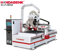 Routeur CNC H2-6-L avec paquet de forage Alimentation automatique Routeur CNC Double Stations Machine de découpe CNC à bon prix