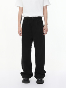 <span class=keywords><strong>Jean</strong></span> en denim pour homme, coupe droite, avec boutons en cinabre et fermeture rouge <span class=keywords><strong>mercure</strong></span>, audacieux, vente en gros - Product Image 3