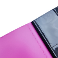 Carpeta de Cartas Coleccionables Toploader de 9 Bolsillos con Cubierta de PP, Álbum de Cartas Coleccionables de Moda para Juegos/Animación