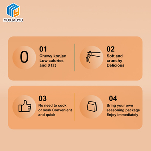 Bán buôn ngon bánh gạo mì mè Nước Sốt hương vị ngay lập tức Konjac mì ít calo Gluten miễn phí - Product Image 4