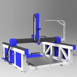 Jinan 4 trục 5 trục 3D 4D gỗ khuôn Polystyrene bọt <span class=keywords><strong>EPS</strong></span> nhựa xốp phay router CNC máy quay - Product Image 1