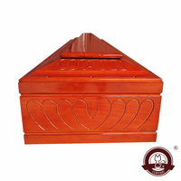 Ataúd de Estilo Europeo con Certificación FSC, Tamaño Personalizable, Origen Shandong, Marca SDD Tmallwood, para Uso en Funerarias
