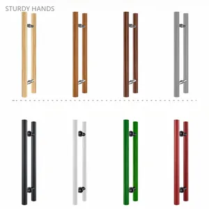 Puerta de <span class=keywords><strong>pilar</strong></span> cuadrada de estilo chino con manija de puerta de madera, manija de puerta de vidrio para oficina, accesorios para <span class=keywords><strong>el</strong></span> hogar, manija de puerta de baño, 1 ud. - Product Image 4