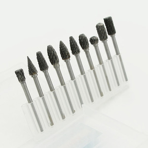 Vente directe usine Fraise rotative en acier à double denture avec queue de 6 mm, tête de meulage pour métaux - Product Image 3