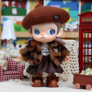 Zsiga Gazi Sister <b>Doll</b> Clothes Winter Mink Coat 1/8 Scale 20cm Action Figure Outfit For Girls - Product Image 4