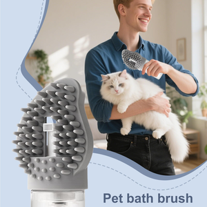 Nouvelle Arrivée Brosse de Bain en Silicone pour Chien avec Distributeur, Brosse à Shampooing pour Animaux, Brosse de Lavage Moussante pour Douche, Brosse de Nettoyage pour Chien - Product Image 6